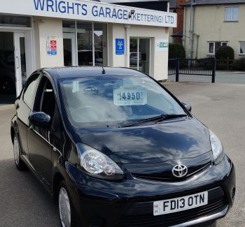 SOLD ~ 2013 Black Toyota Aygo Ice 998cc Petrol (Automatic) 5 Door Hatchback 57867 Miles One Owner from new
