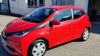 SOLD - 2017 Red Toyota Aygo X-Play 1.0 VVT Petrol Manual 5 door Hatchback 11,000 miles One owner from new 