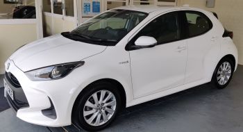 Sold ~ 2020  White Toyota Yaris Icon HEV CVT Hybrid Electric (Clean) 5 Door Hatchback 1 Owner 5000 Miles