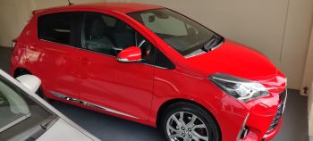 SOLD ~ 2017 Red Toyota Yaris 1500cc Petrol 5 Door Hatchback 23,000 Miles 2 owners from new