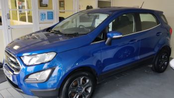 SOLD - 2019 Ford Ecosport Zetec Blue 1 Owner from New 25,000 Miles (Petrol)