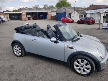 Sold ~ Silver Mini Convertible Full Leather Upholstery MOT until January