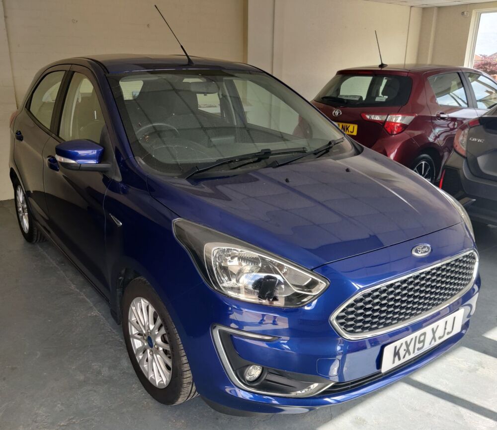 2019 Blue KA 5 Door Hatchback  1197cc 1 Owner 43,000 miles