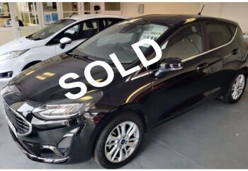 2022  Black Ford Fiesta 1000cc Titanium 8000 miles 1 owner