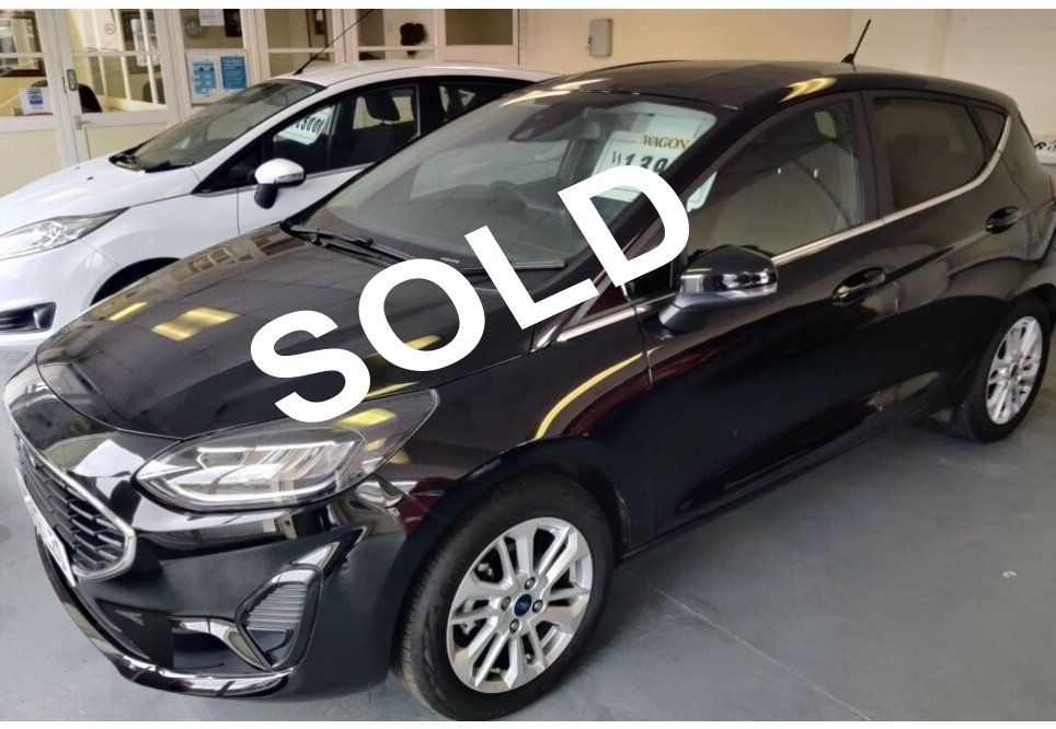 2022  Black Ford Fiesta 1000cc Titanium 8000 miles 1 owner