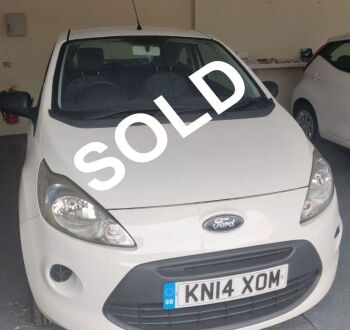 2014 White Ford KA 3dr Hatchback 80,000 miles 2 Owners