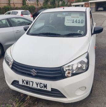 2017 White Suzuki Celerio 1.0L 5dr Hatch 69,961 miles (1 Owner)