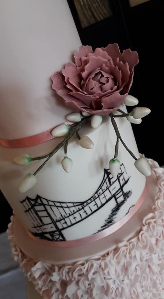 painted wedding cakes