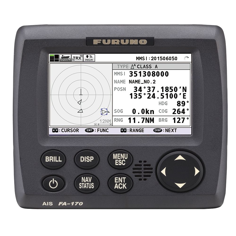 Furuno FA-170 Class A AIS Transponder (with GPS antenna)