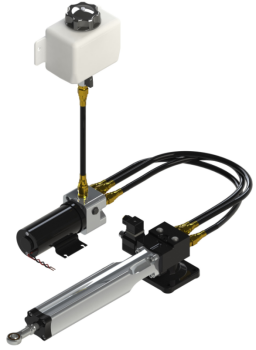 HS+40 250mm Stroke 1.0 litre 12v Electro-Hydraulic Secondary Steering System