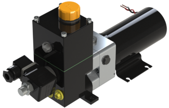 Hy-Pro PR+ RU, 0.6 litre, 12v, Reversing Electro-Hydraulic Power Unit with Reservoir and Solenoid Unloader