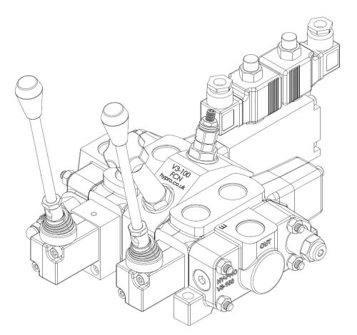 Hy-Pro V3-100 Sectional Valve