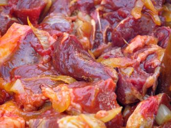 Marinaded Diced Goat Meat
