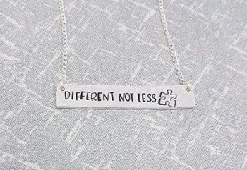 Different Not Less - Bar Necklace