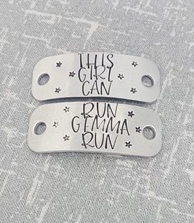 Run (Name) Run - This Girl Can - Trainer Tags