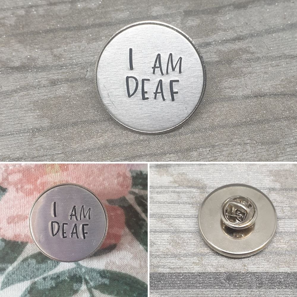 I Am Deaf Badge