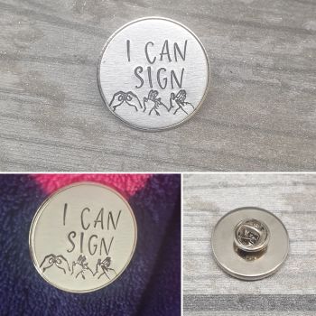 I Can Sign BSL Badge