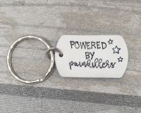Powered By Painkillers Keyring