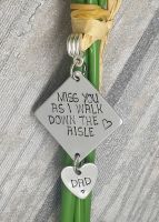 Bouquet Charm - Miss you as i walk down the aisle