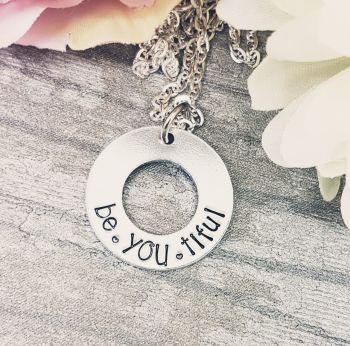 be.YOU.tiful - Washer Necklace