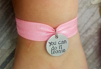 You can do it - Personalised Name Stretch Bracelet