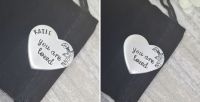 Heart Token - you are loved - with or without name