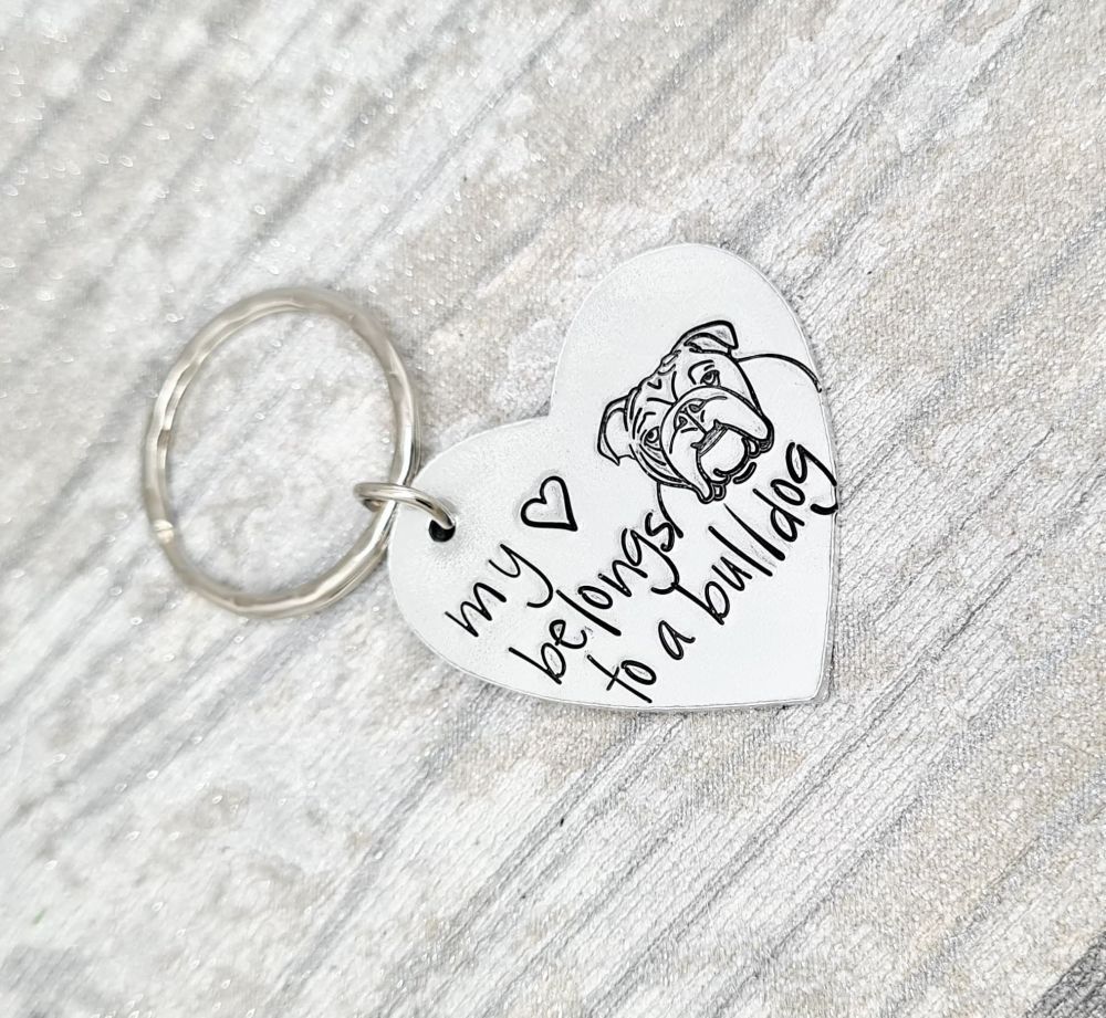 My Heart Is Love By... Dog Keyring - 14 designs to choose from. 