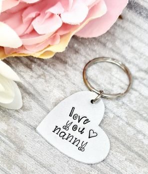 Love You Keyring - For all family members. 