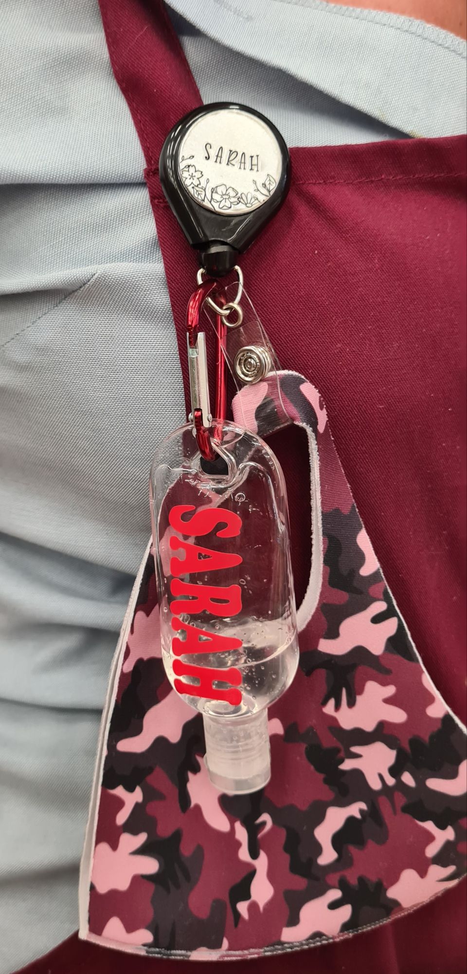 Lanyard & Hand Sanitiser Bottles Personalised