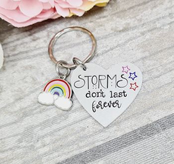 Storms don't last forever Keyring