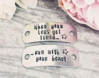 When your legs get tired.. Run with your heart - Trainer Tags