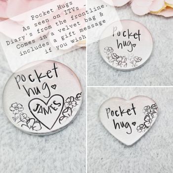 Pocket Hug  - Token - 3x Different Designs Available.