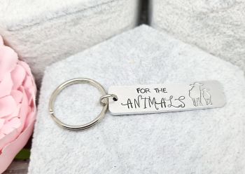For The Animals Keyring
