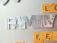 Word Magnets - Personalised with Names - Choose from Family, Mum, Dad, Mummy, Daddy ... 