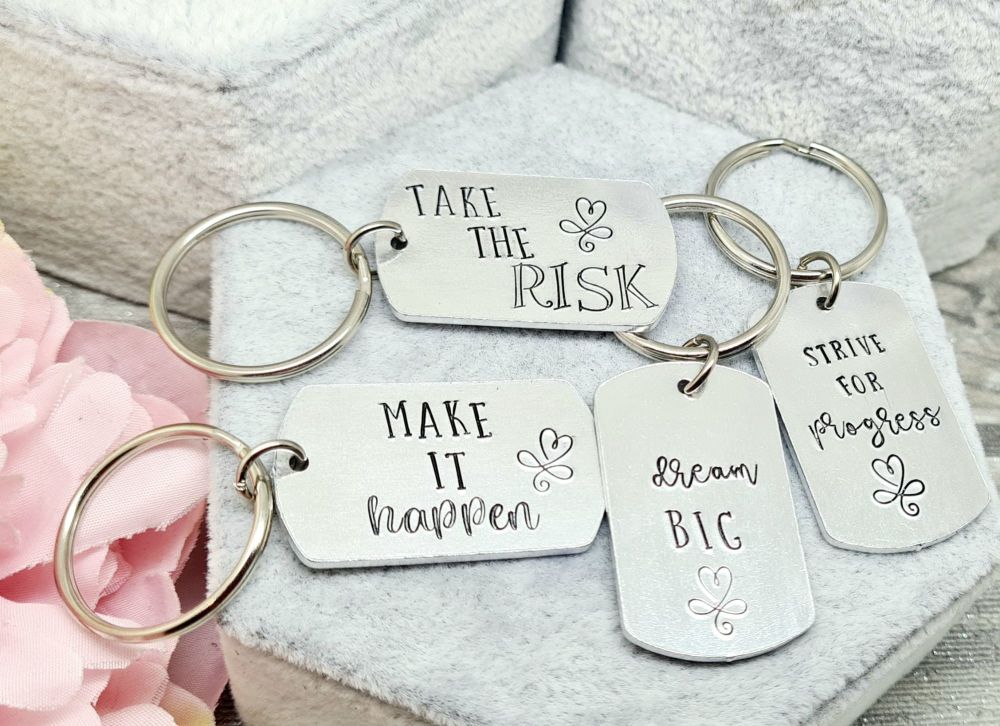 Inspirational Quote Keyrings *Fiver Friday 19/02*
