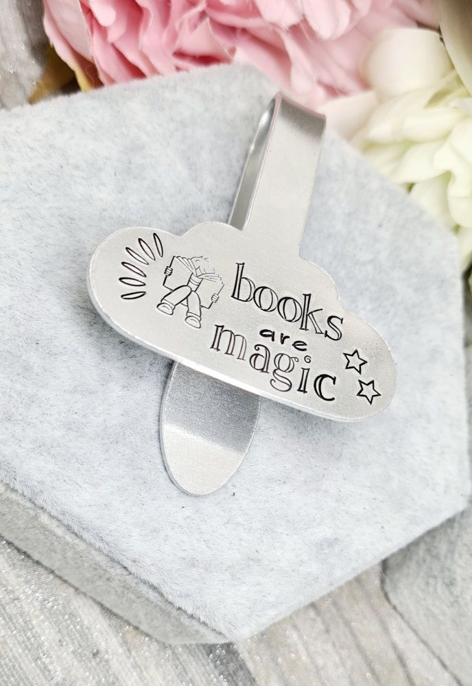 CloudStyle Bookmark - Books Are Magic