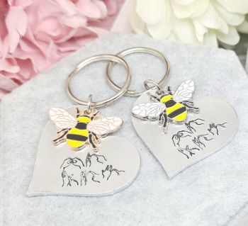 BSL " Be You " - Bee Keyring - Gold or Silver - Limited Edition!  ***SALE***