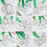 3-In-1 Christmas Letter Tag, Decoration & Keyring  