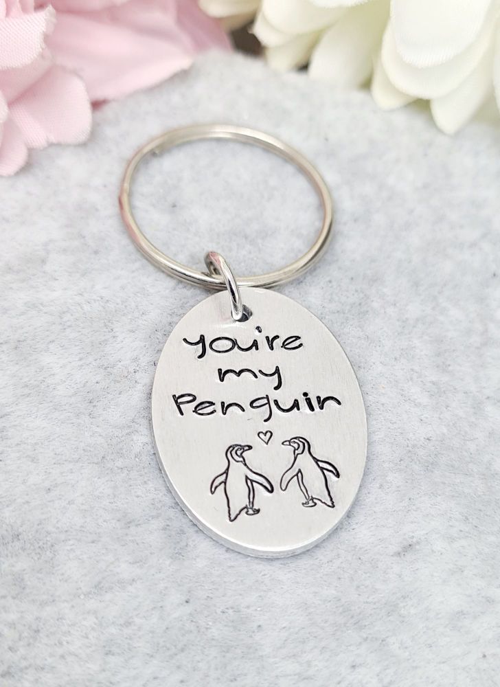 You're My Penguin Keyring