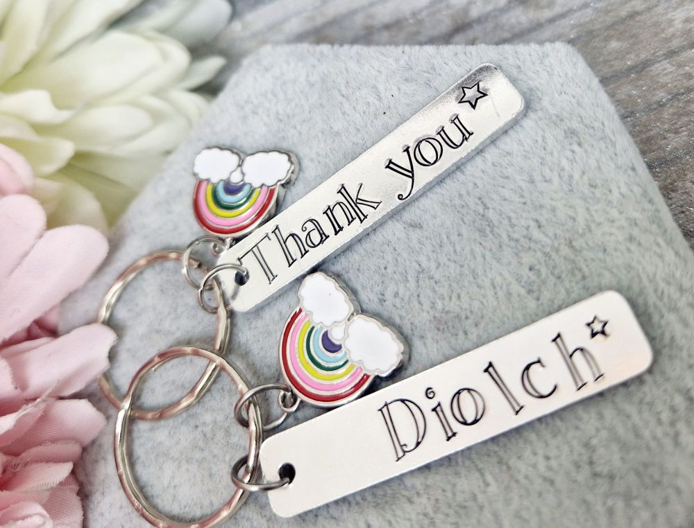 Thank You - Diolch - Rainbow - Teacher/TA Gifts