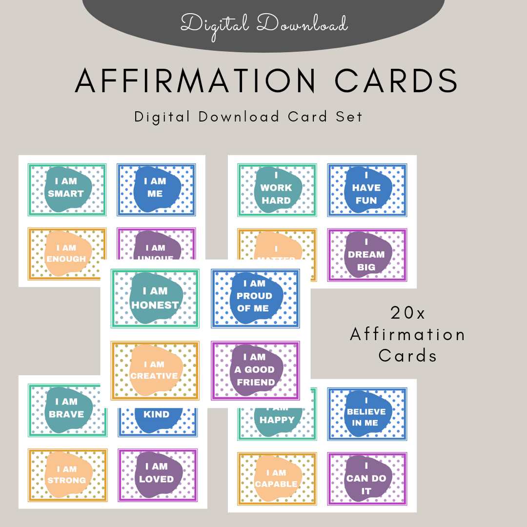 Affirmation Positive Quote Card Set