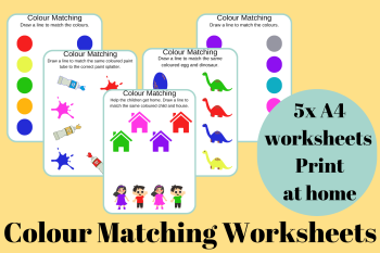 Colour Matching Worksheets