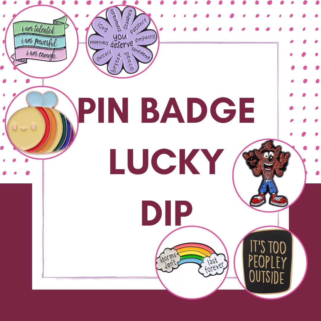 ** Pin Badge LUCKY DIP * 10 for £10! **