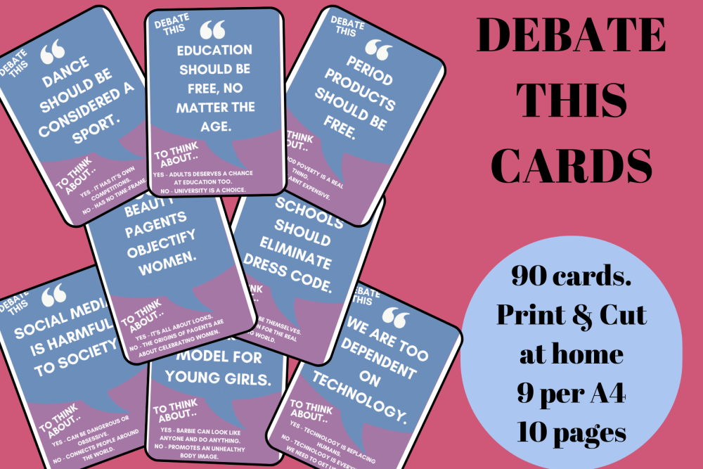 Debate This - Digital Download Card Set - ***tester price - first 5***