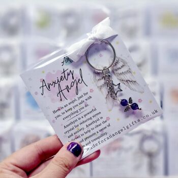 Anxiety Angel Keyring **FIVER FRIDAY**