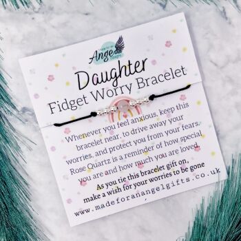 Daughter Fidget Worry Bracelet (crystal)