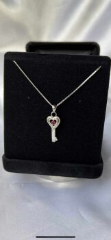 Sterling Silver Key Necklace (OFFER)