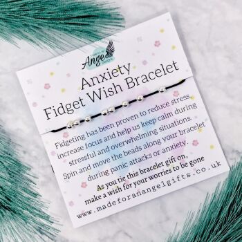 Anxiety Fidget Wish Bracelet - Silver