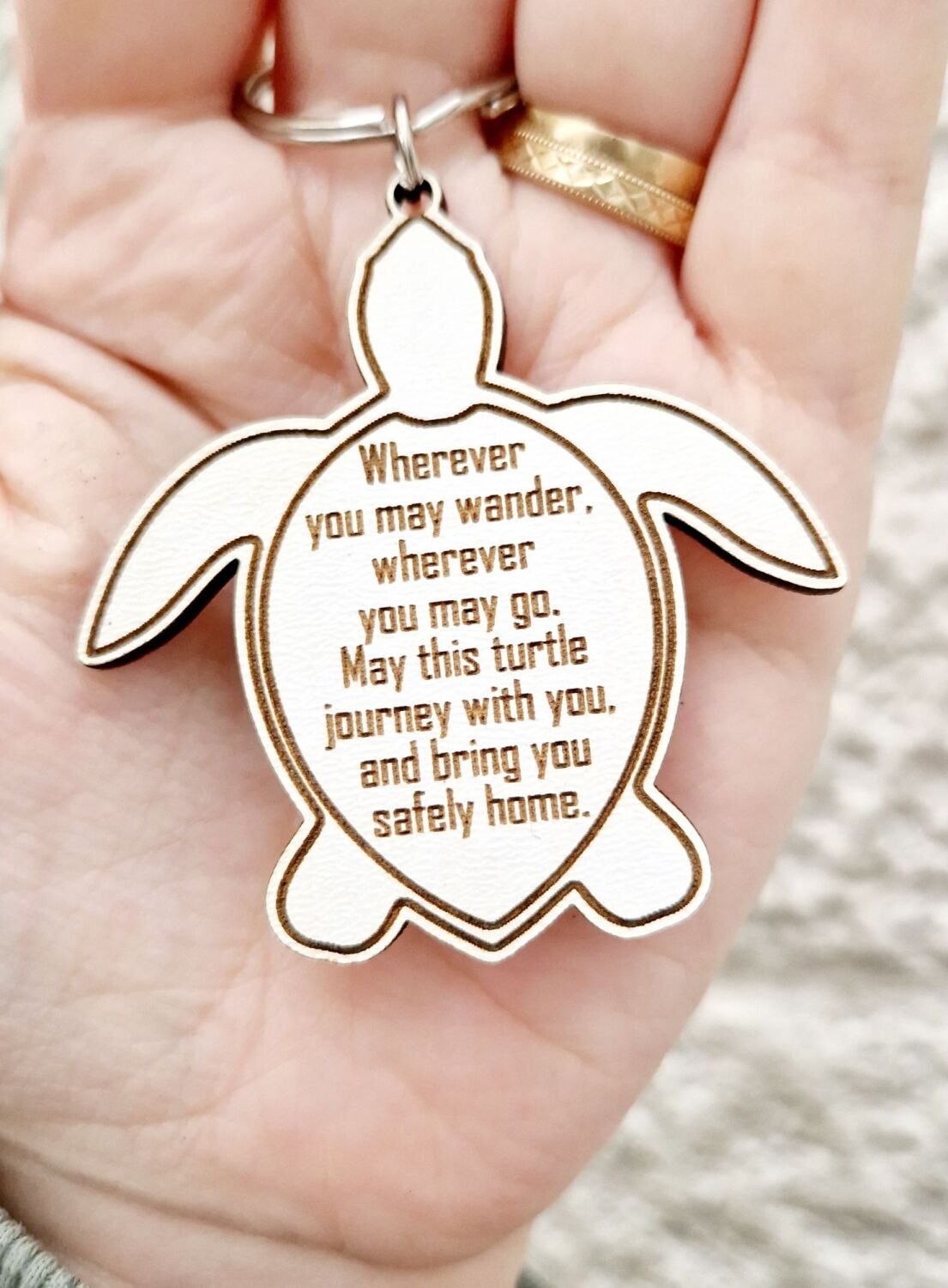 Travel Turtle Keyring