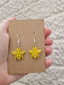 Bees - Acrylic Earrings